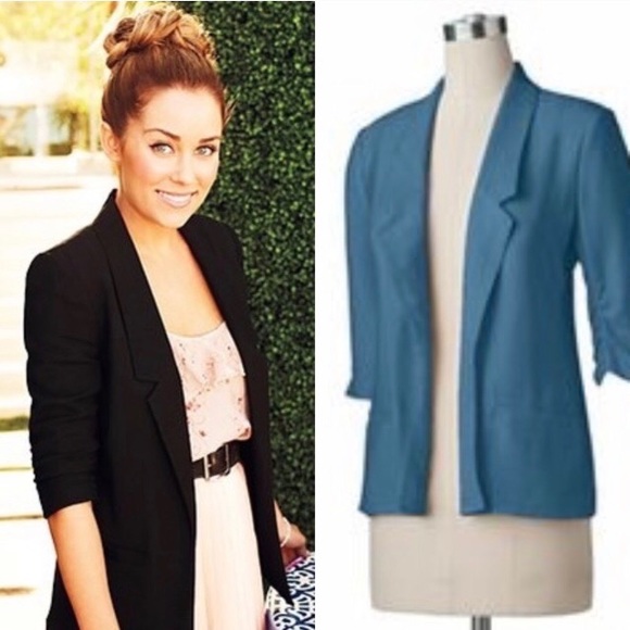 LC Lauren Conrad Jackets & Blazers - LC Lauren Conrad Teal Blazer